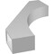 Ekena Millwork 4-in. W x 20-in. D x 32-in. H Westlake Architectural Grade PVC Knee Brace BRCP04X20X32WTL - alternate 5